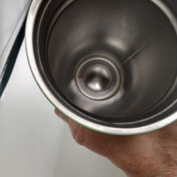 Starbucks Grande Kelly Green Stainless Steel Cold Cup w/plastic straw - Picture 7 of 7